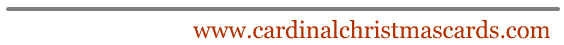 Red Cardinal Business Christmas Cards